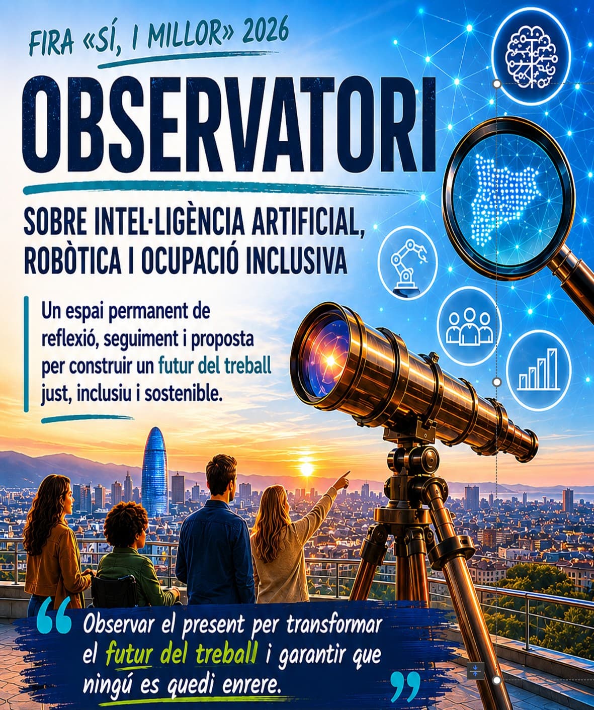 Observatori sobre intel·ligència artificial, robòtica i ocupació inclusiva de La Federació