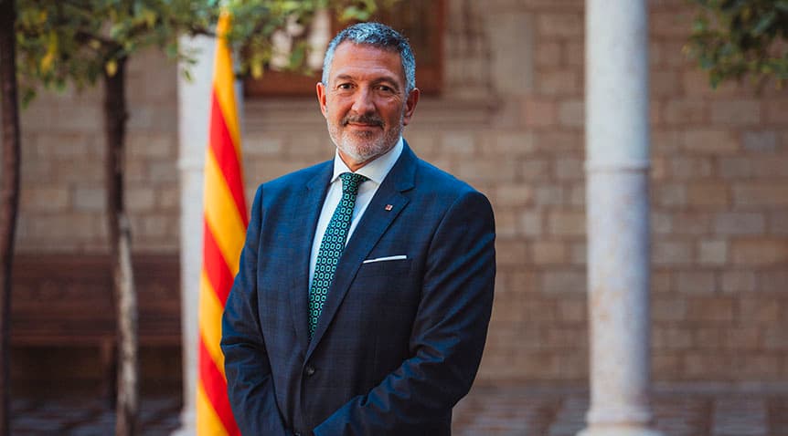 Hble. Sr. Miquel Sàmper, conseller d'Empresa i Treball de la Generalitat de Catalunya