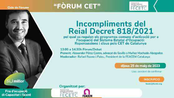 Activitat de la FECETC 2023