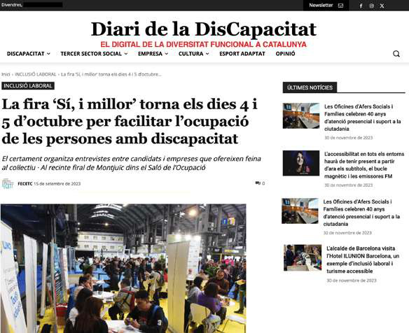 Activitat de la FECETC 2023